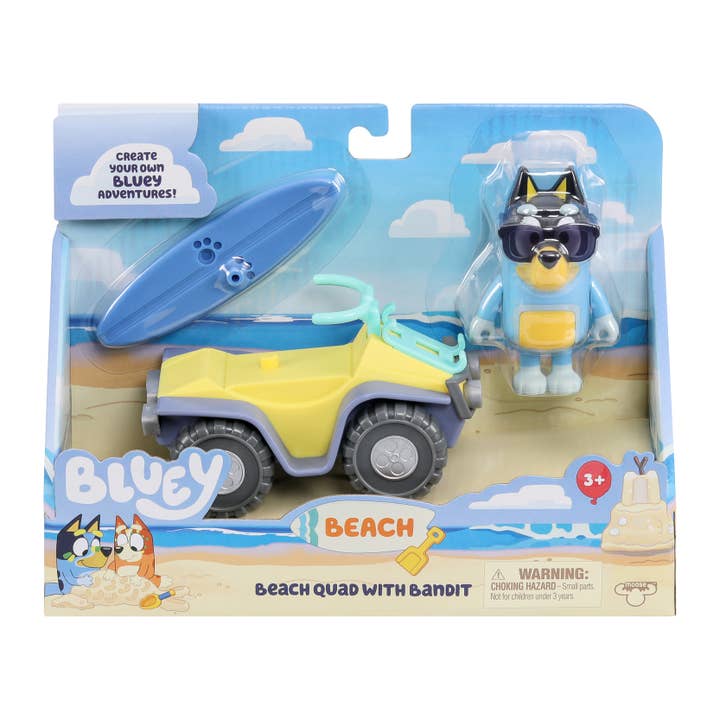 Toysmith - Wholesale Toy Set - Kids - Moose Toys Bluey Vehicle & Figure