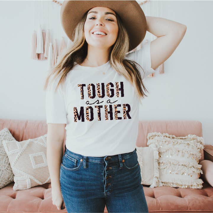T-shirt graphique Tough As A Mother pour la vente par Swank Clothing Co