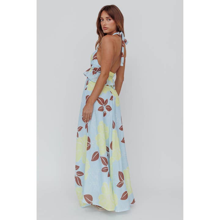 One and Only Collective - Wholesale Top & Skirt Set - Women's - HIGH WAISTED TWO PIECE TOP AND MAXI SKIRT