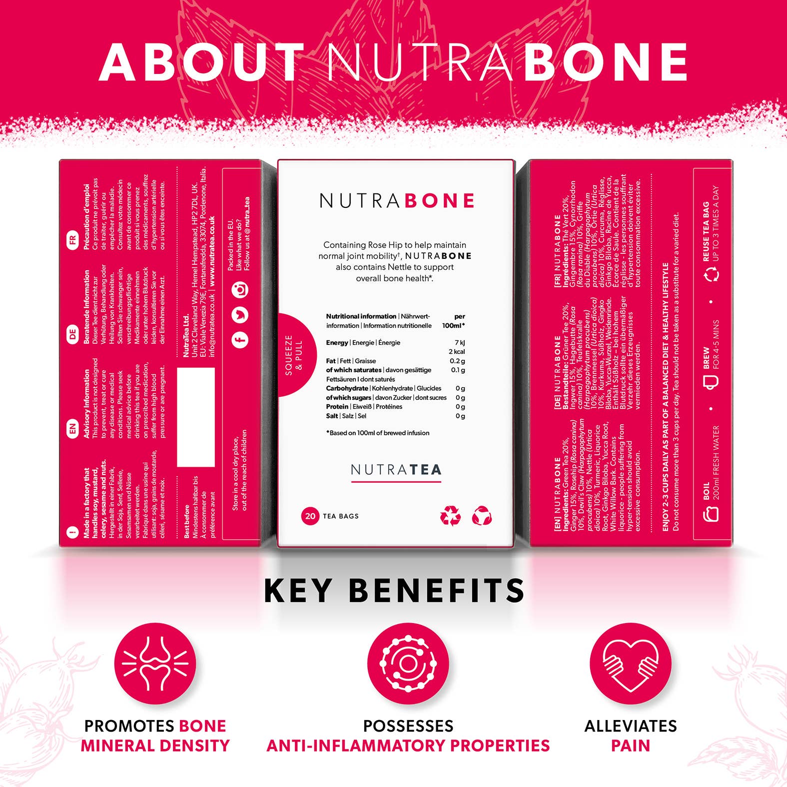 NutraTea – wholesale Health/detox tea – Nutra Bone Herbal Tea1