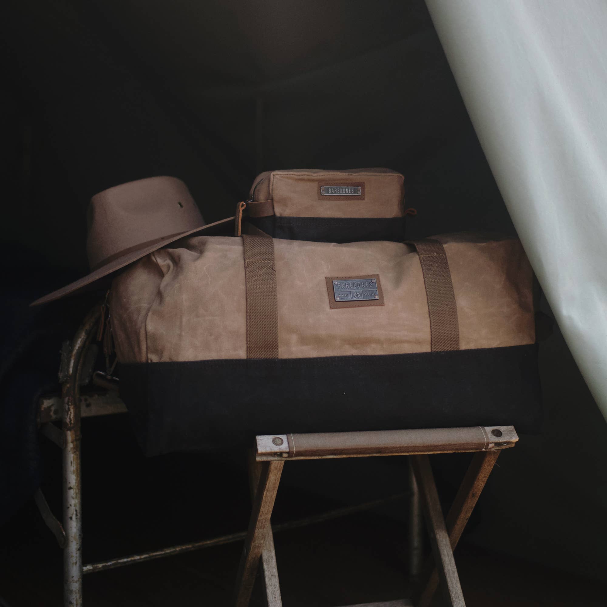 Barebones - Vente Trousse de toilette – unisexe - Sac Neelum Dopp Kit 3L - Sac en toile cirée4