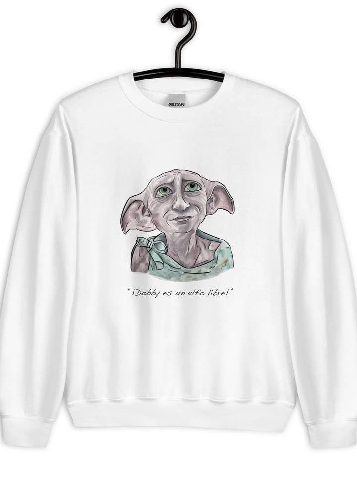 Free Elf Sweatshirt for wholesale by El loco del Pelo Rizo