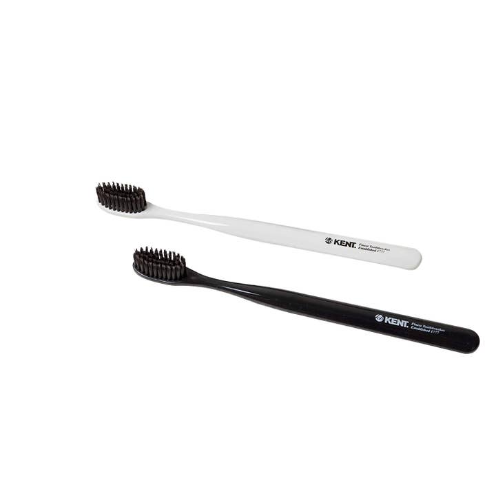 KEY Company - Wholesale Toothbrush - Kent ORALS Charcoal Toothbrush Black/White