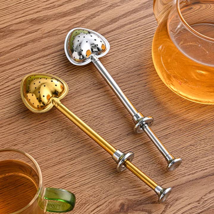 Magnifique Hearts – Coador/infusor de chá por atacado – Infusor de Chá em Forma de Coração - Aço Inoxidável 2 cores