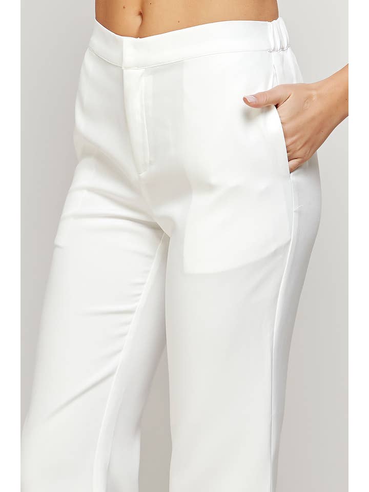 Strut & Bolt - Wholesale Pants – Women's - Feather Trim Flare Pants2