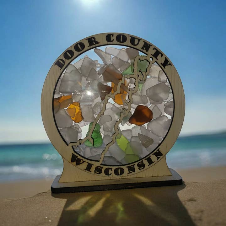 Sea Glass Displays - Wholesale Display Case - Door County, WI Sea Glass Shadowbox Display 4 Styles2