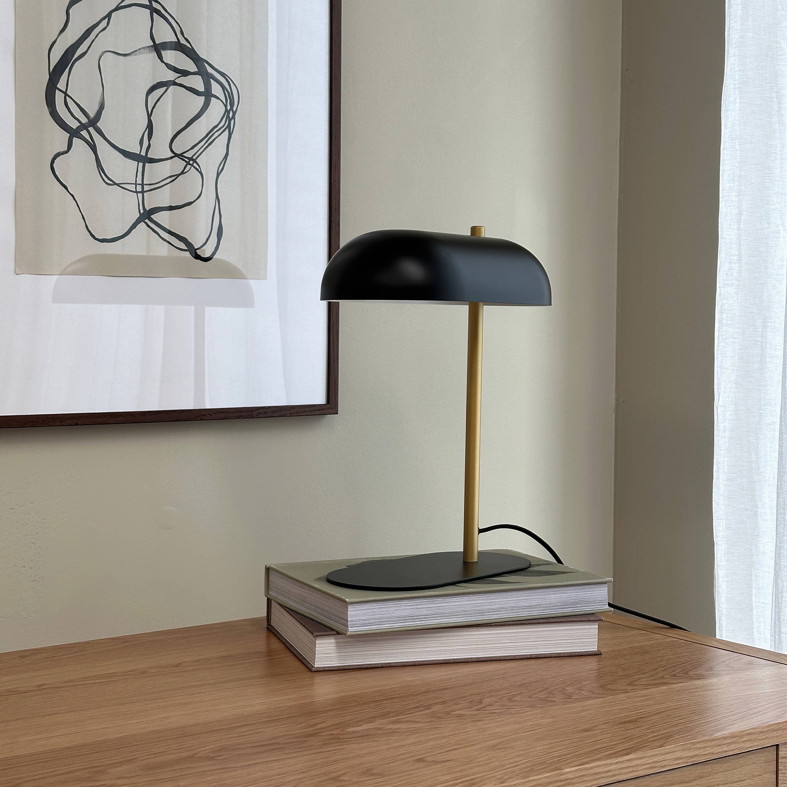 Dyberg Larsen - Wholesale Accent/Desk Lamp - Arch table lamp matt black / brass9