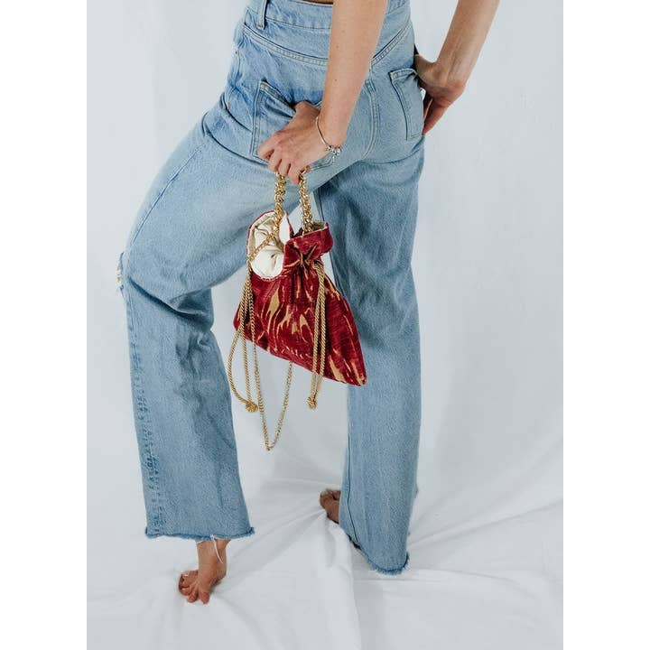 Effei Clothing – wholesale Axelväska - Dam – Salizada väska i venetiansk sammet4