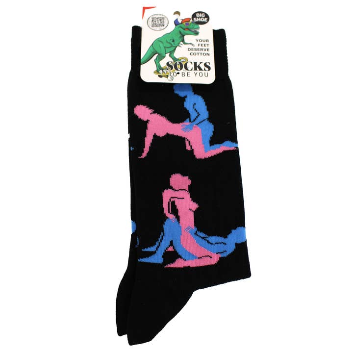 Socks To Be You - Wholesale Socks - Unisex - Making Love Sex Positions Socks V22