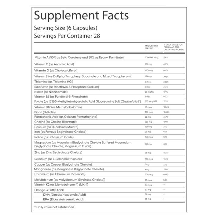Ovaterra - Wholesale Pre-Natal Supplement - Maternity - Ovaterra's Advanced Prenatal