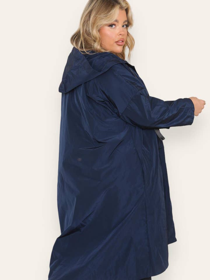 Miss Bold - Wholesale Raincoat - Women's - Oversized Hooded Rain Mac35