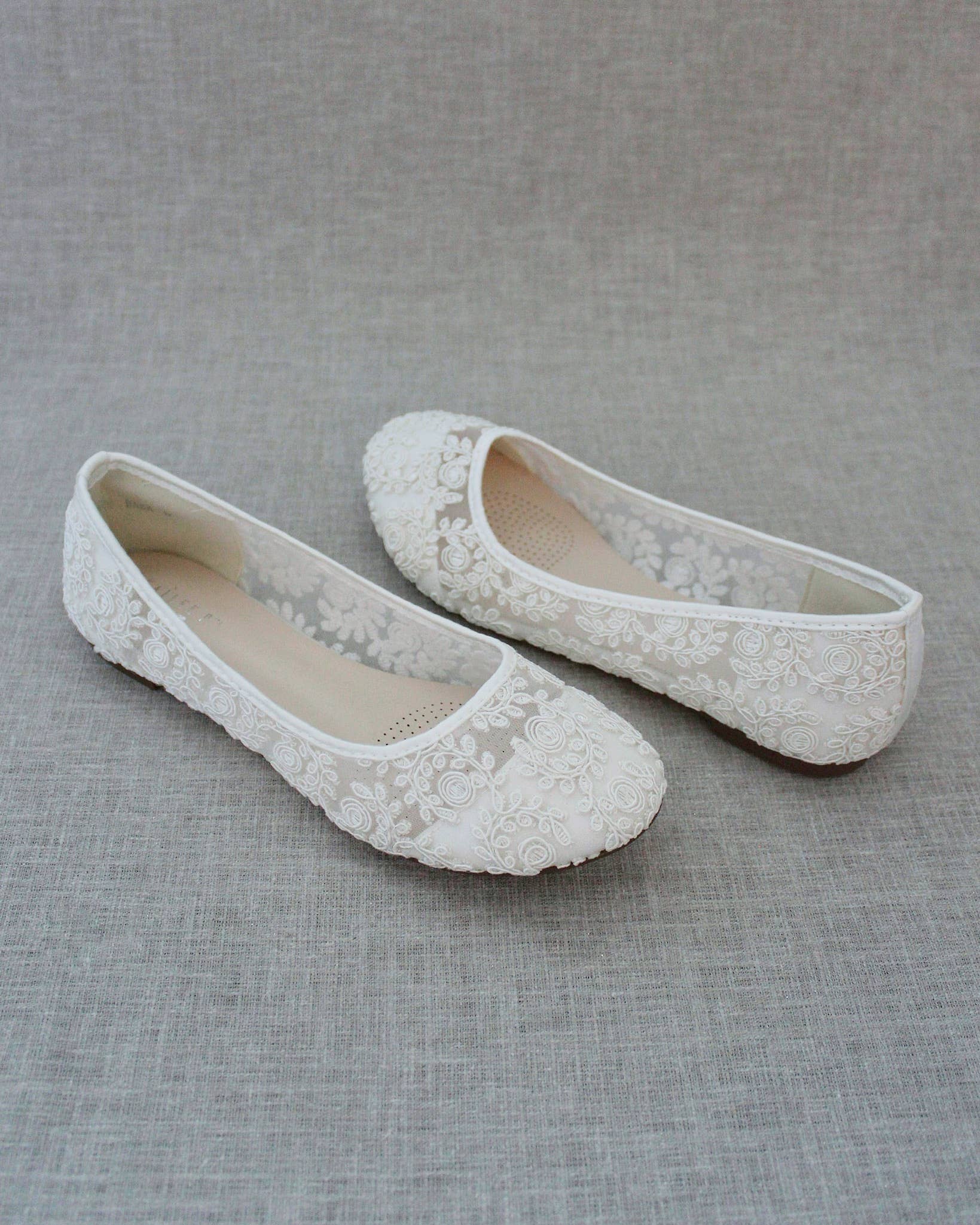 Kailee P. - Wholesale Flats - Women's - Crochet Lace Ballet Flats2