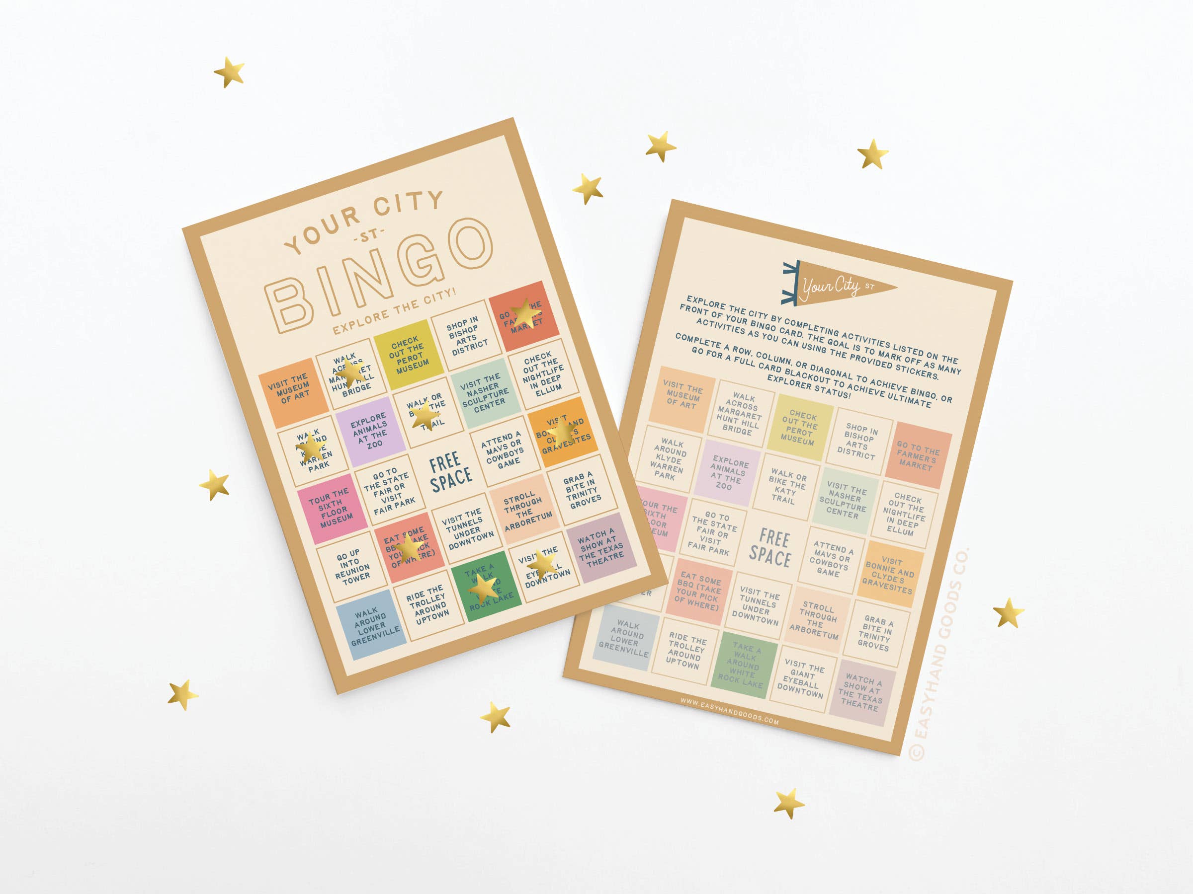 Easyhand Goods – formerly Onderkast - Wholesale Card Game - Custom City Explorer Bingo Card7