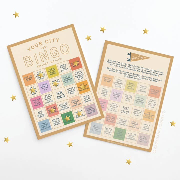 Easyhand Goods – formerly Onderkast - Wholesale Card Game - Custom City Explorer Bingo Card7