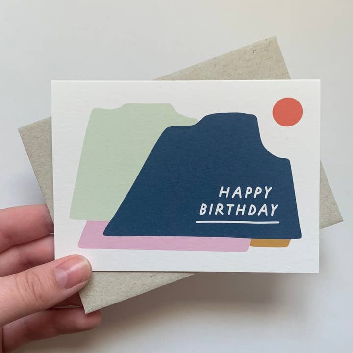 allie biddle - Wholesale Birthday Card - Birthday Sunset Card