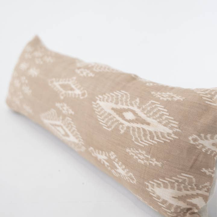 BHD HOME - Wholesale Lumbar pillow - Kilim Ikat Morinda Caramel Long Lumbar Cushion 35 x 90cm2