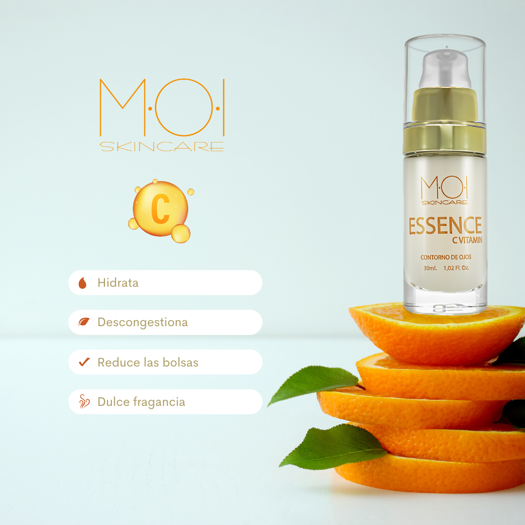sesioMWorld - M·O·I Professional - Venta al por mayor Cremas/geles para los ojos - ESSENCE Contorno de ojos antiojeras Vitamina C 30ml M·O·I SK3