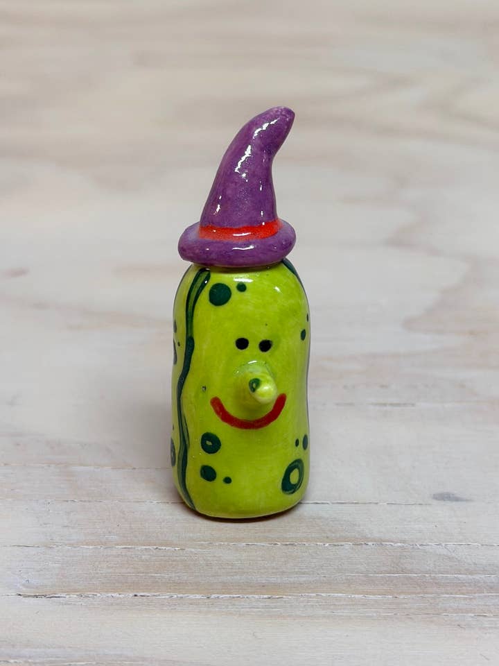 Witch Pickle Ceramic Pal for wholesale by Rolly Poly Studios