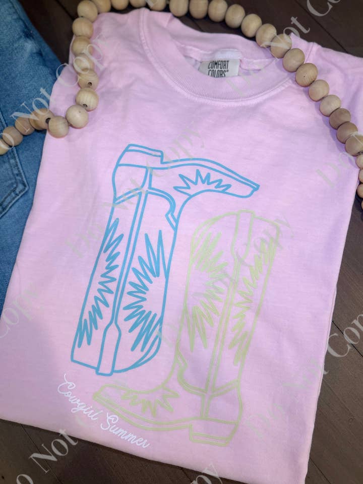 T-shirt d'été Cowgirl pour la vente par Southern Vogue Wholesale