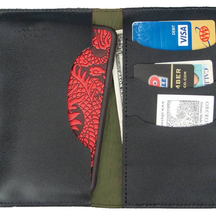 Oberon Design – Engroshandel Mobilpung - Dame – Stor smartphone tegnebog i læder - Avenue of Trees3