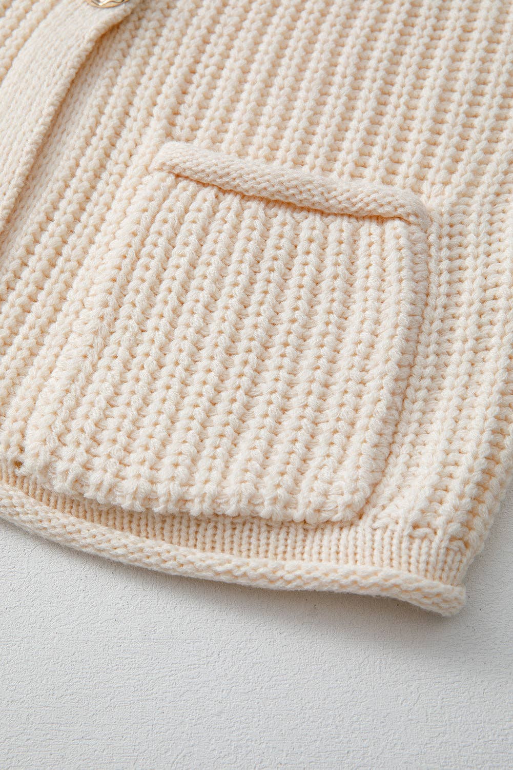 Lovesoft - Wholesale Sweater Vest - Women's - Solid Textured Knit Side Pockets Buttoned Sweater Vest10