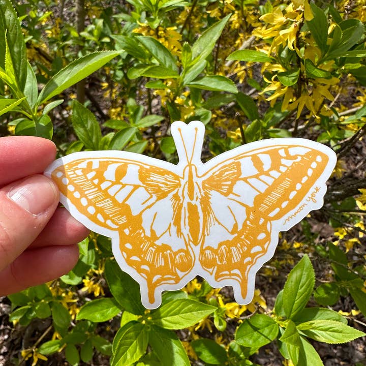 Macon York Press - Wholesale Sticker - Vinyl Sticker: Swallowtail1