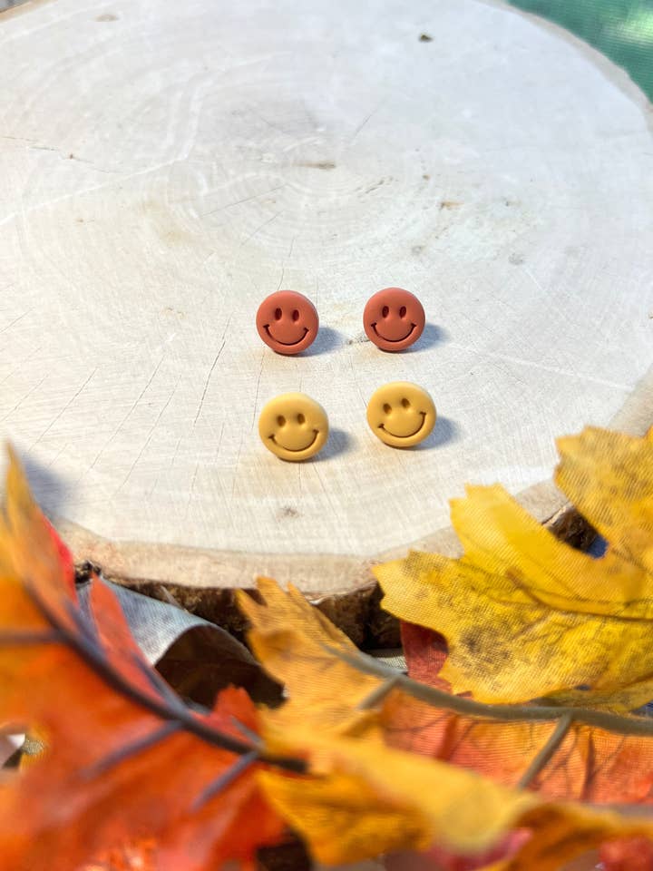 Smiley Stud for wholesale by K&W Simply Made