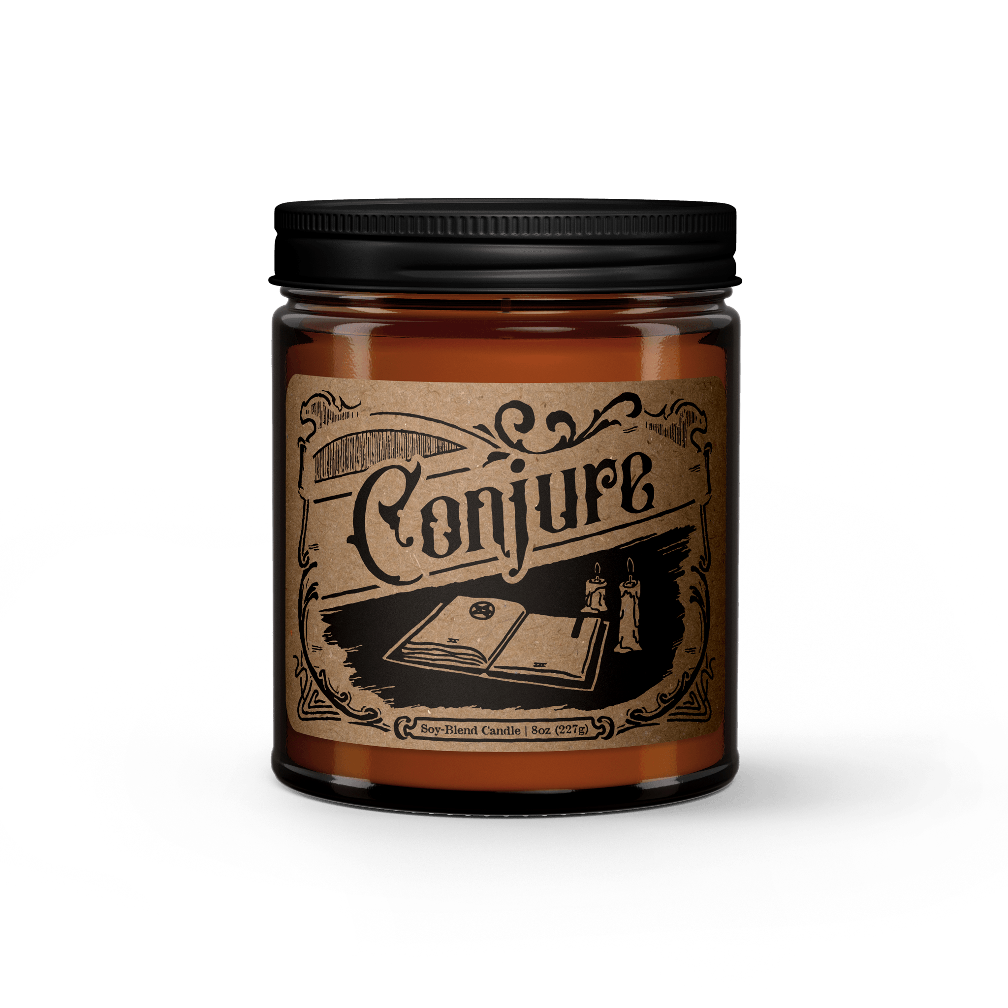 Ludlow Luna - Wholesale Jar/Filled Candle - CONJURE Soy Candle [Scent: Citrus + Oakmoss + Amber]3