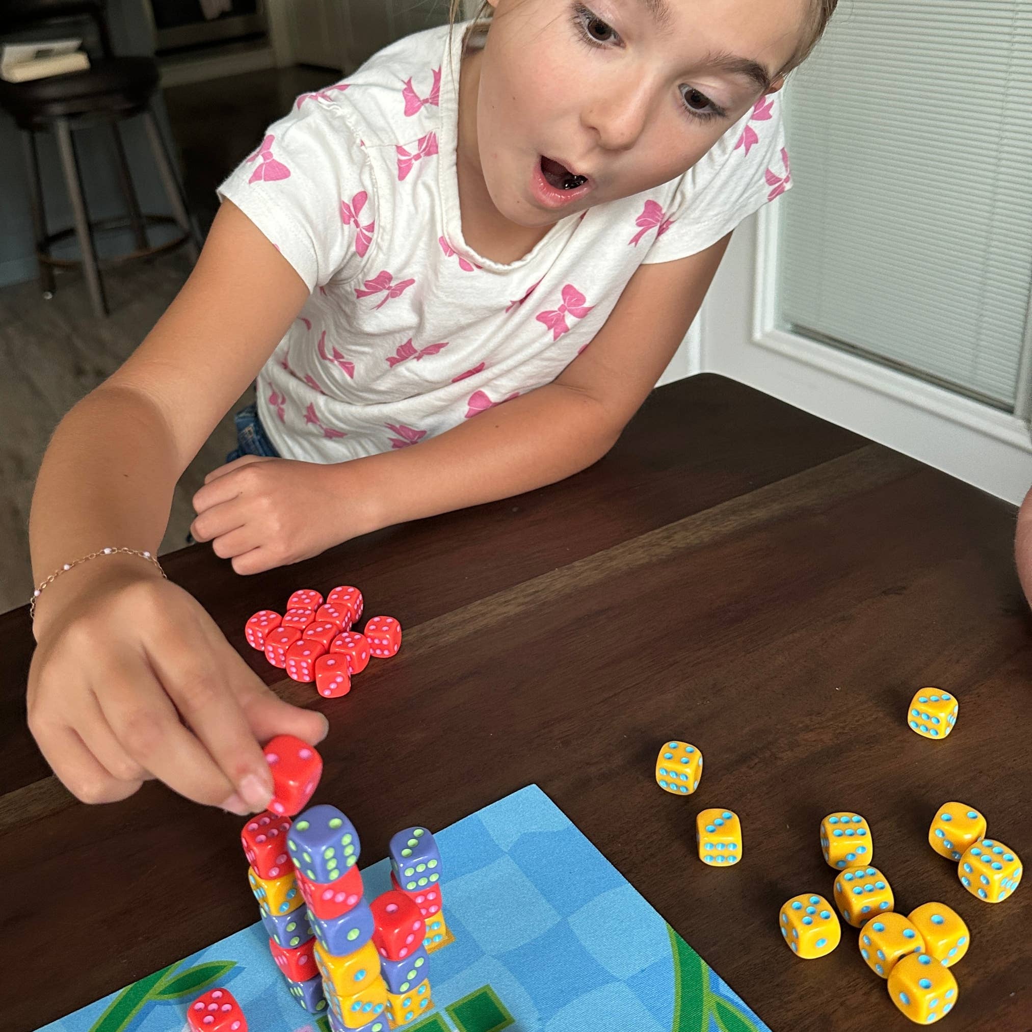 Big Discoveries / Sun Co. - Wholesale Stacking Game - Stack-a-Pillars - Family Dice Stacking Game5