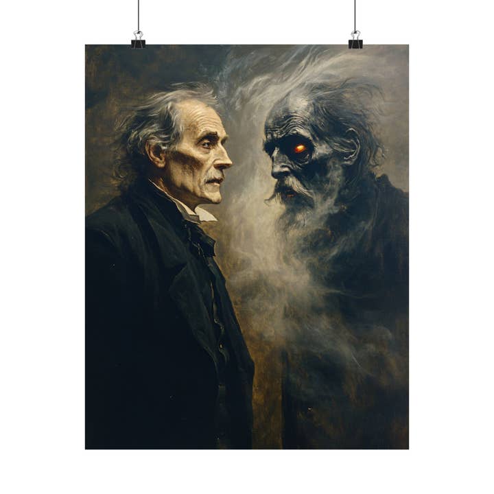 Ye Curiosity Shoppe - Wholesale Art Print - Ebenezer Scrooge & Marley's Ghost Art Print2