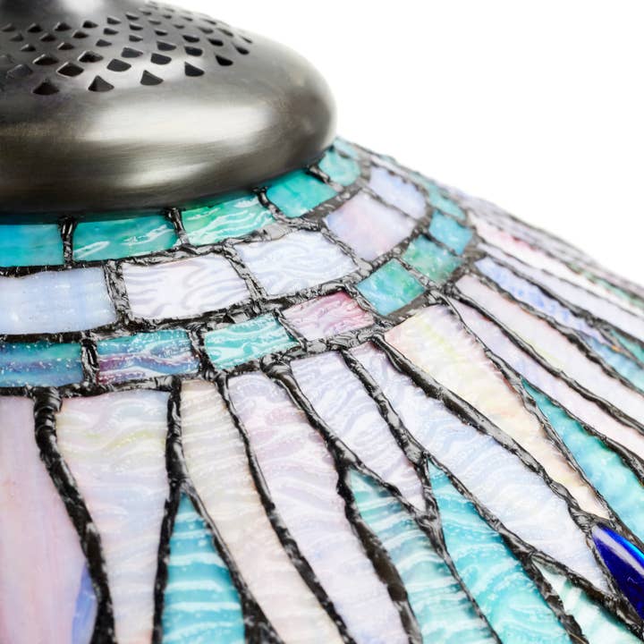 River of Goods - Wholesale Accent/Desk Lamp - 35"H Dragonfly Tiffany-Style Stained Glass Table Lamp12