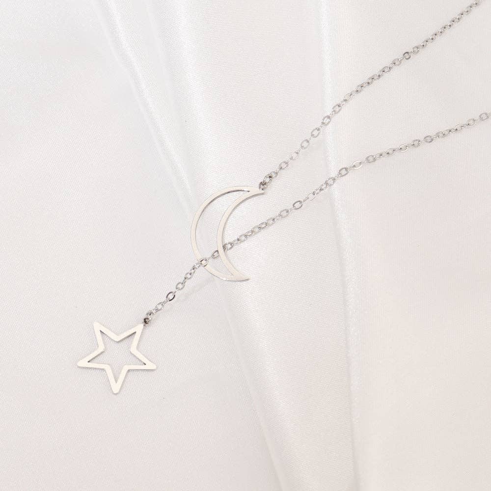 Revelari - Venta al por mayor Collares con colgantes/abalorios - Collar con colgante de estrella y luna1