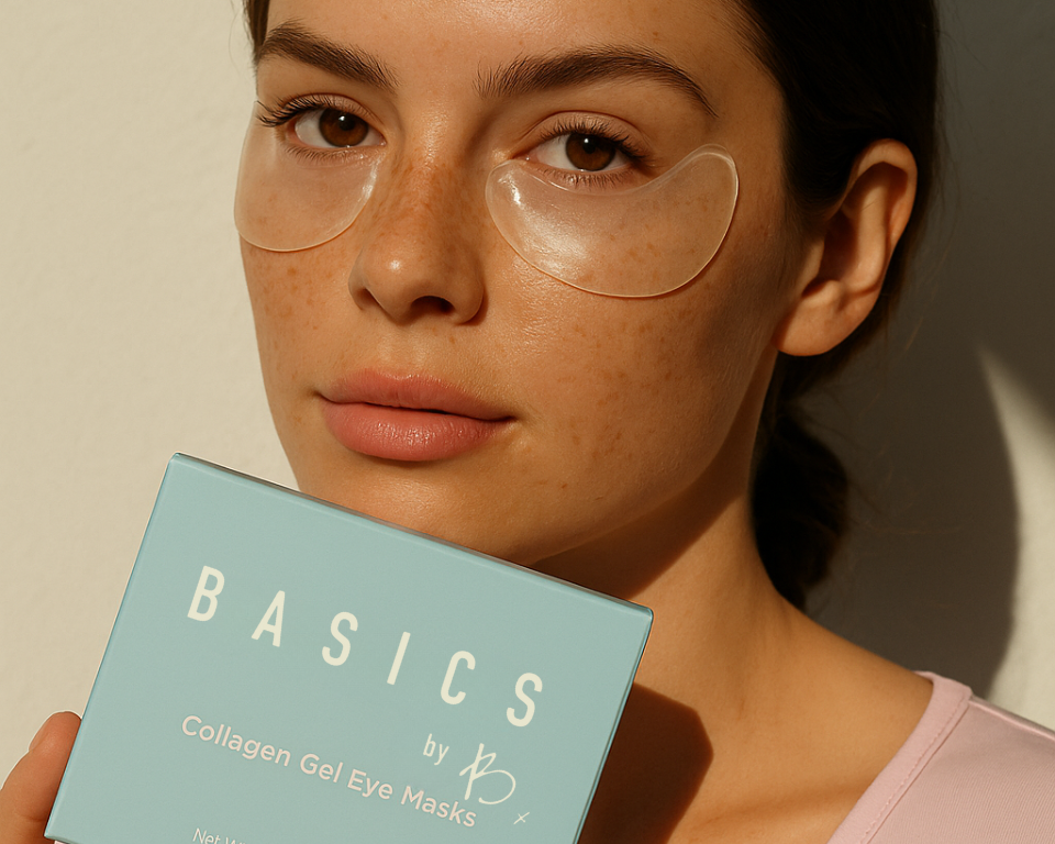 Basics By B – wholesale Eye treatment mask – Collagen Gel Eye Masks – Hydrating, Anti-Puffiness Under Eye Treatment (10 Pairs)1