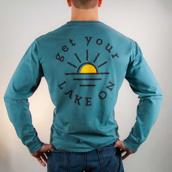 Lake On Company - Wholesale Screen Printed T-Shirt - Men's - Unisex Long Sleeve T-shirt With Pocket6