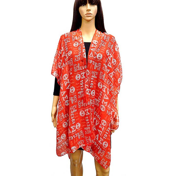 AEO Delta Sigma Theta Sorority Shawl Greek letters1913 for wholesale by Diacly