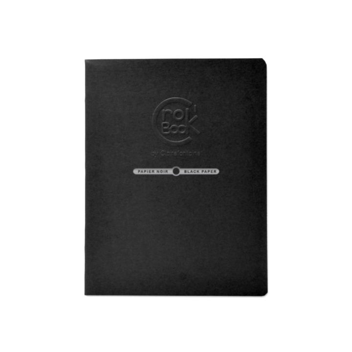 Exaclair - Wholesale Sketchbook/Sketchpad - Crokbook Noir -Black Sketchbook - 2 Sizes0