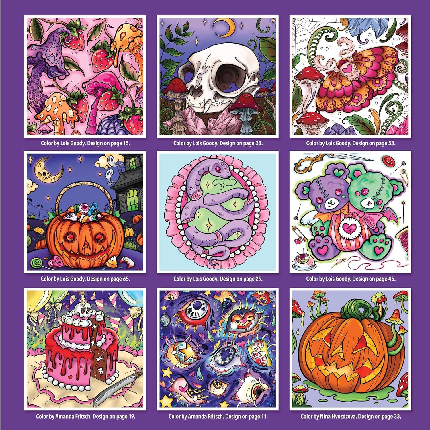 Fox Chapel Publishing - Vente Livre de coloriage et d'activités pour adultes - Livre de coloriage des curiosités effrayantes - Des motifs étranges pour vous ravir !2