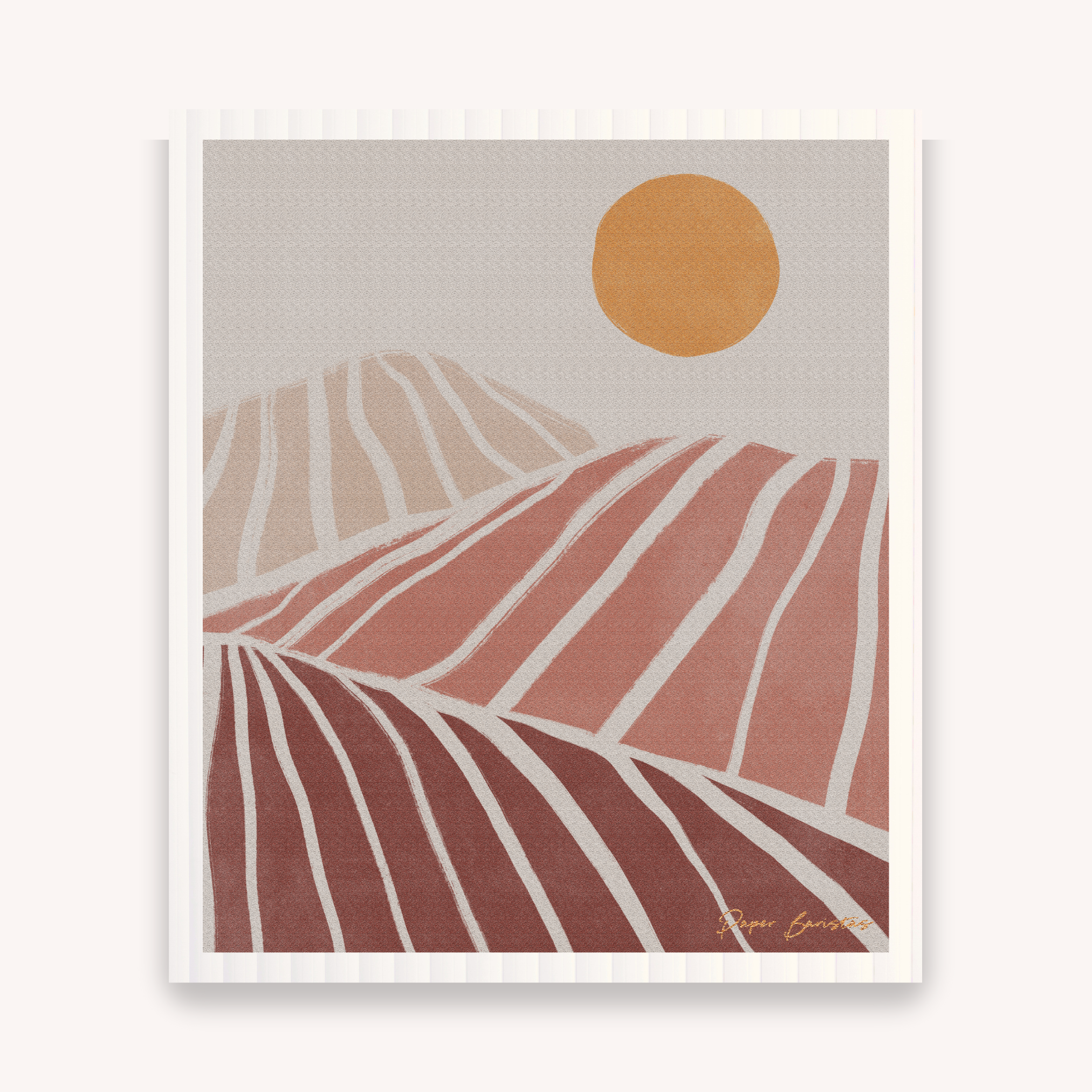 Paper Baristas – wholesale Kökshandduk/Disktrasa – Set med 3 svenska disktrasor: Landscape Line Combo2