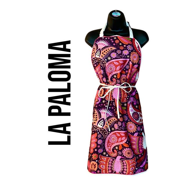 LA PALOMA APRON EXCLUSIVE for wholesale by Maida Designs