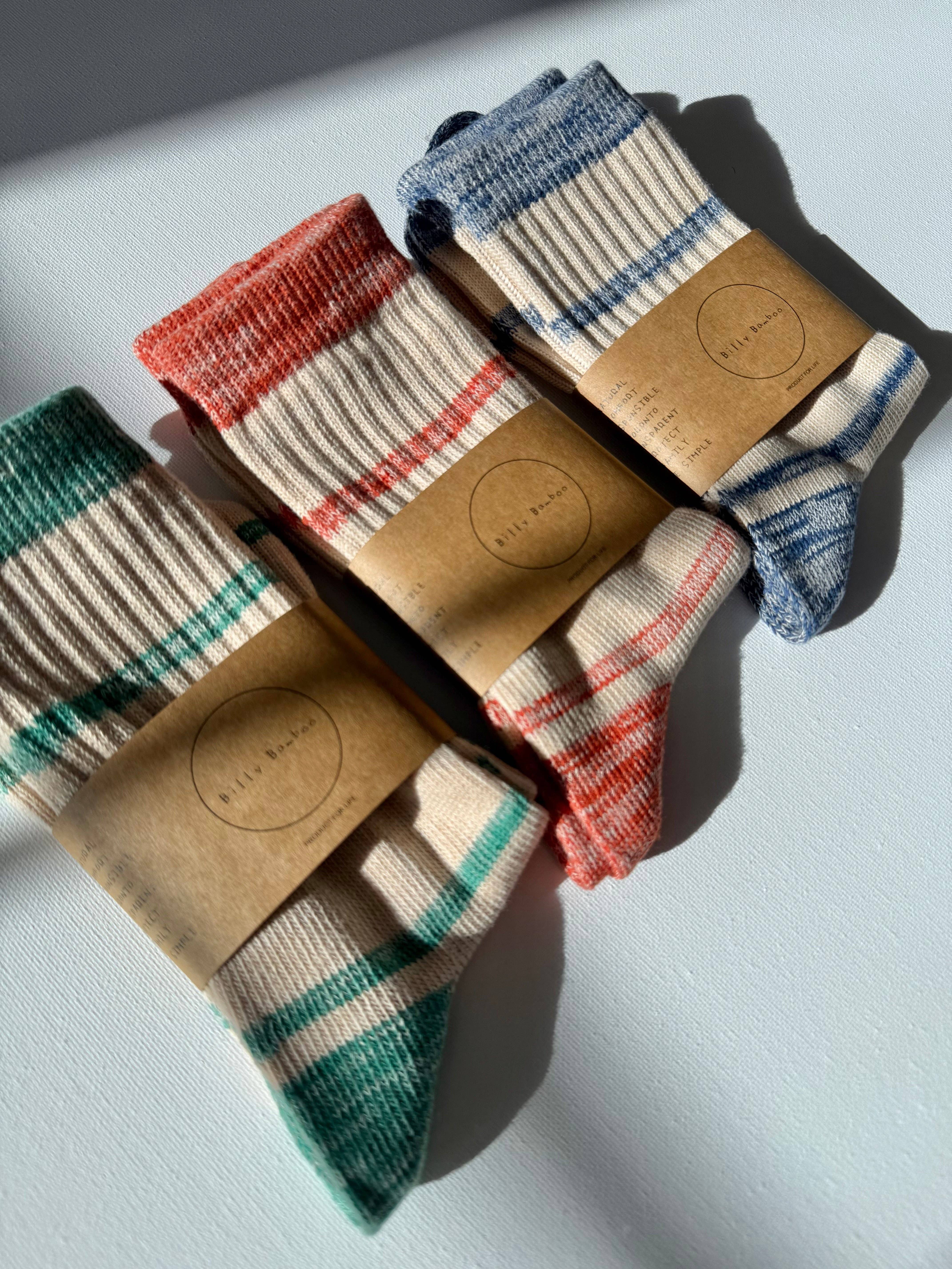 Billy Bamboo - Vente Chaussettes – unisexe - CHAUSSETTES À RAYURES TOKYO4