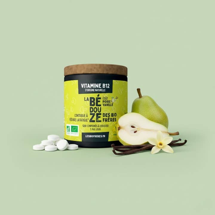 Vitamin B12 Bio - Bédouze Päron-Vanilj - 120 Tabletter för wholesale av LES BIO FRÈRES