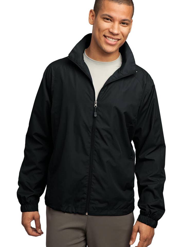 Ink Tees Custom T-Shirt Personalized Print, Premium Quality, Fast Turnaround, Multiple Colors Sport-Tek Full-Zip Wind Jacket. JST70 for wholesale by Ink Tees Custom Tshirts