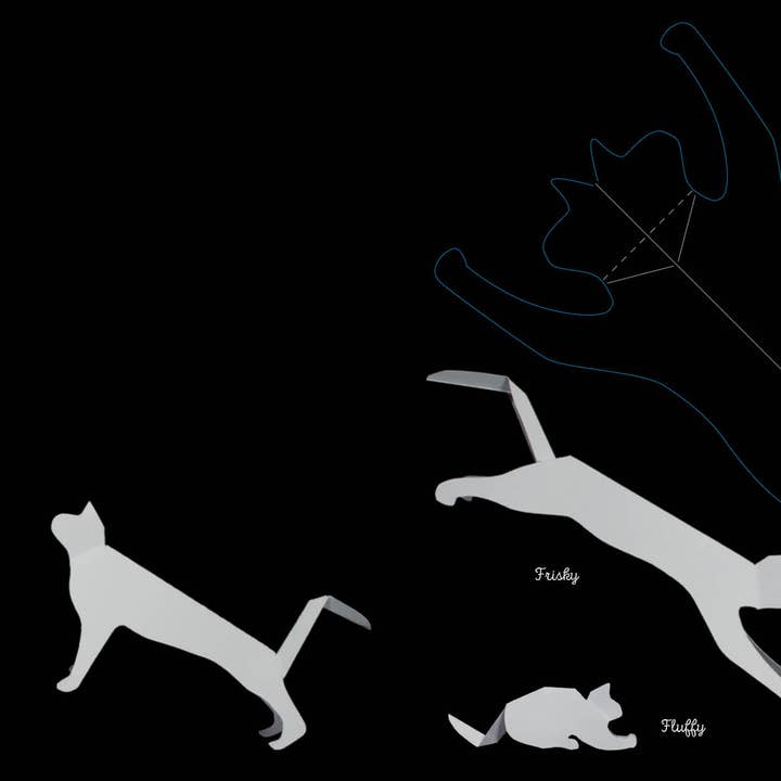 Schiffer Kids - Vendita all'ingrosso Libro da colorare - Adulti - Gatti: Fold & Play3