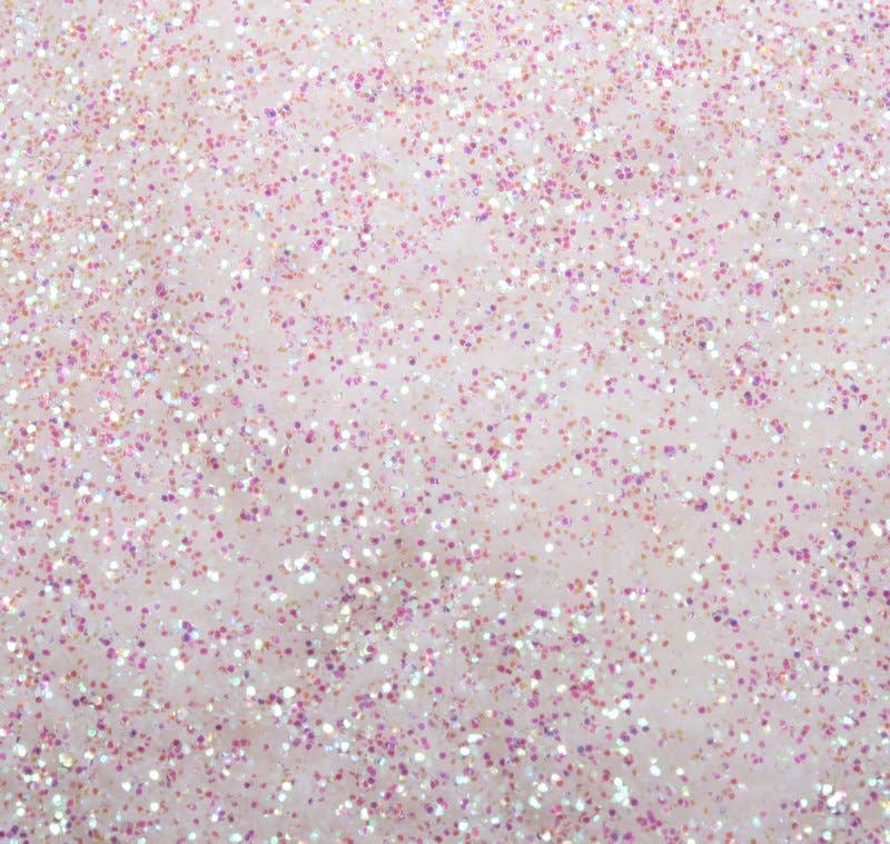 White Flitter - Iridescent Glass Glitter Ice Flakes for wholesale on Faire2