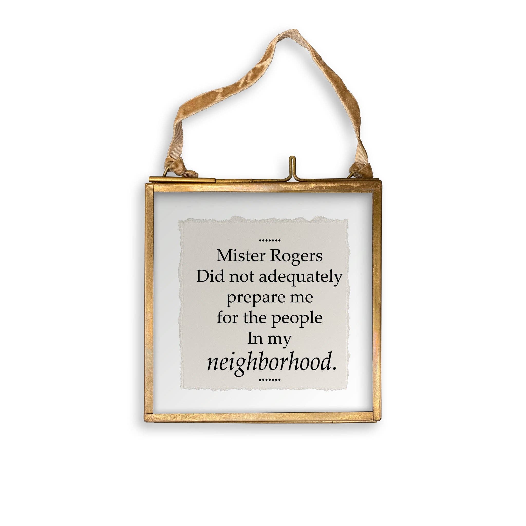 French Graffiti - Wholesale Tea Towel - Mister Rogers12