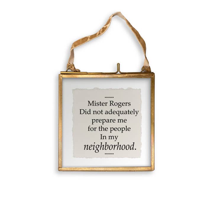 French Graffiti - Wholesale Tea Towel - Mister Rogers12