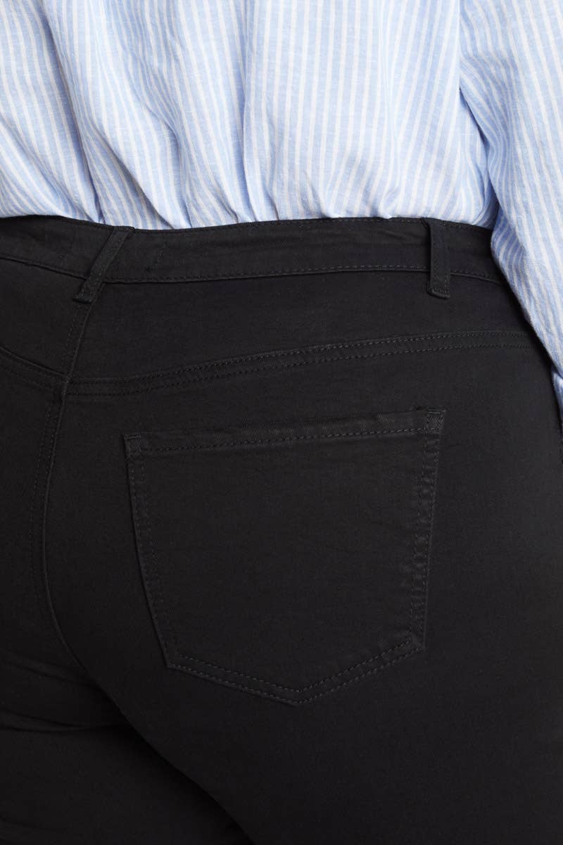 Black OPEN PACK Plus Size Distressed Ankle Grazer Jeans WEP3282XL  for wholesale on Faire5