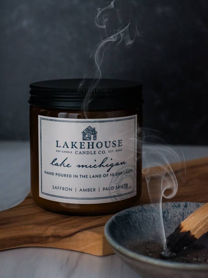 Lake Michigan for wholesale by Lakehouse Candle Co.