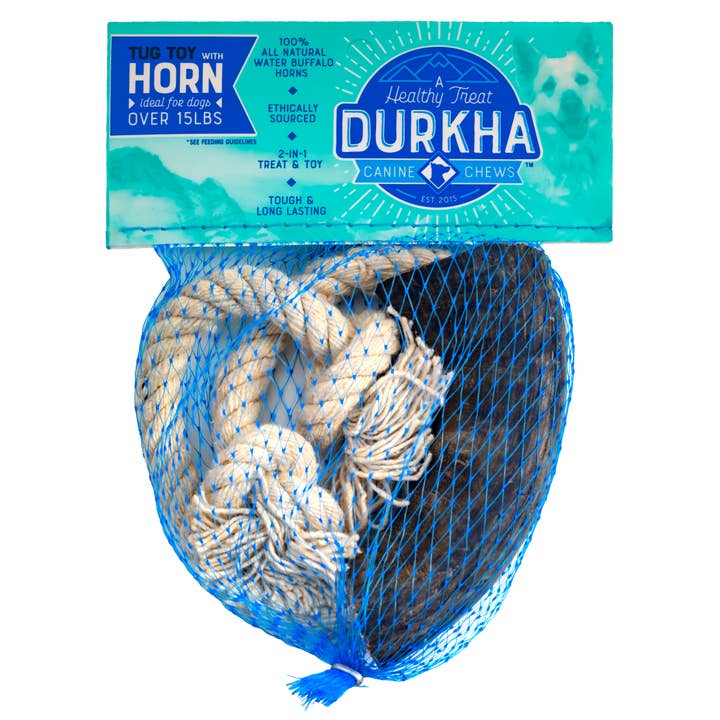 Durkha Buffalo Horn Tug Toy for wholesale by Durkha Dog Chew