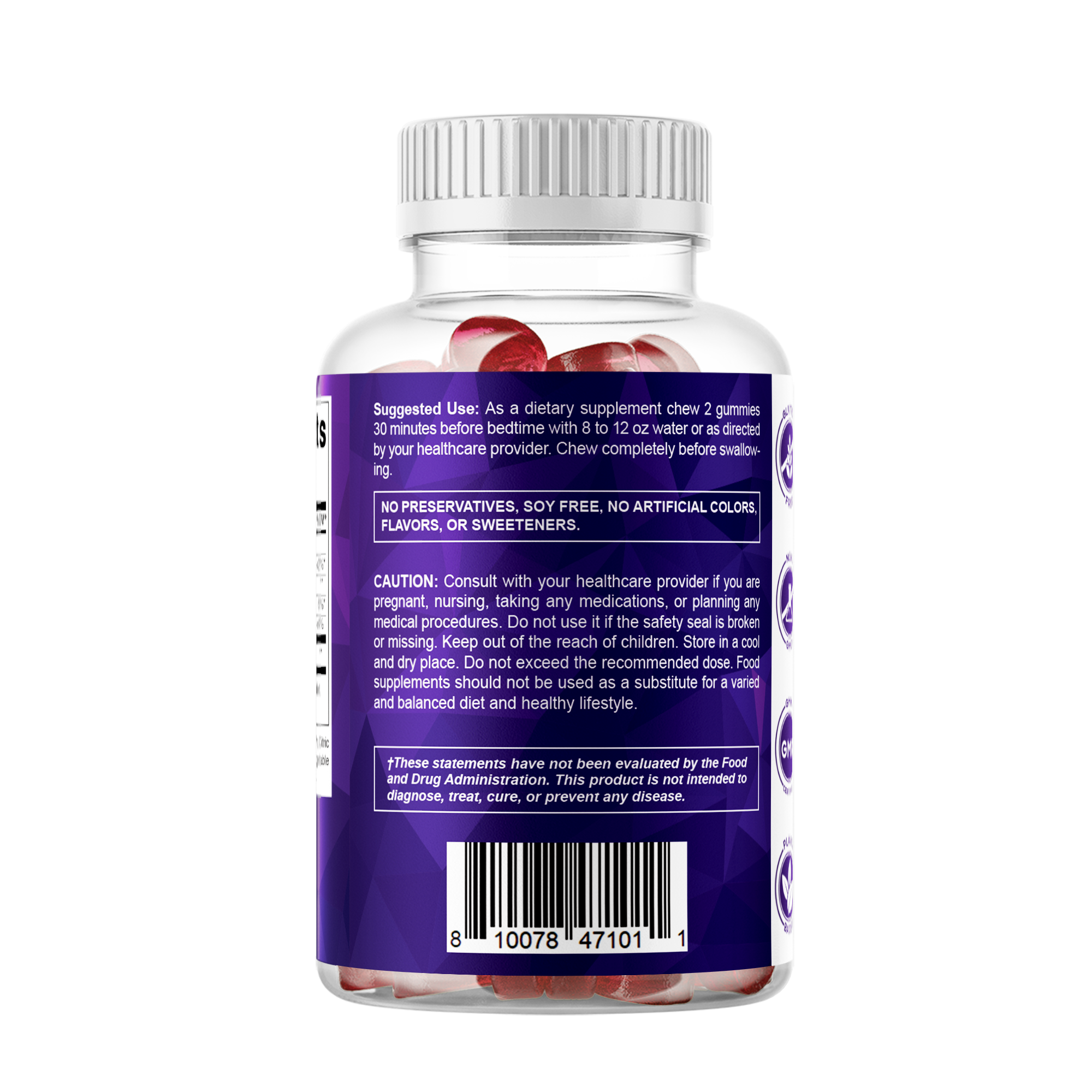 Vitamatic - Wholesale Oral Supplement/Vitamin - Vitamatic Melatonin 20mg Gummies for Adults | 60 Gummies9